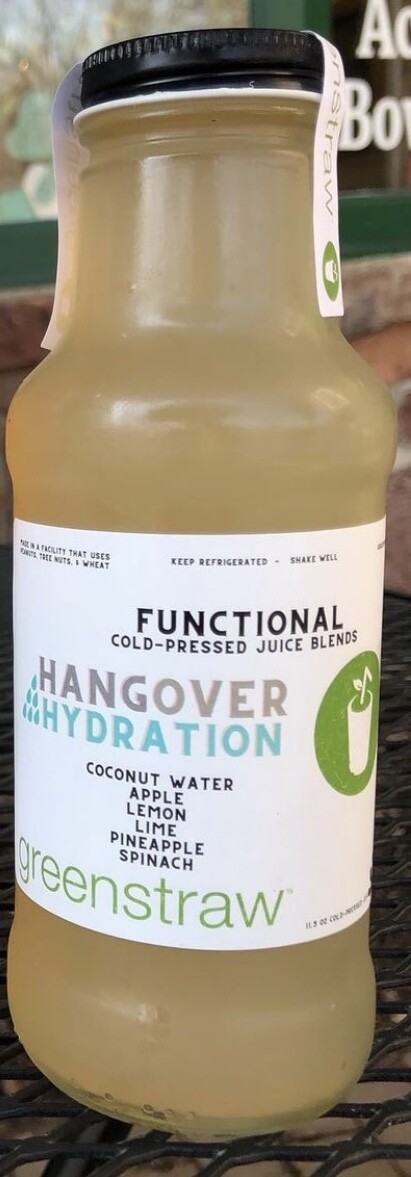 Hangover Hydration - cold pressed juice 11.5 oz