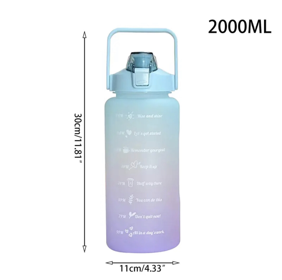 2L water bottle