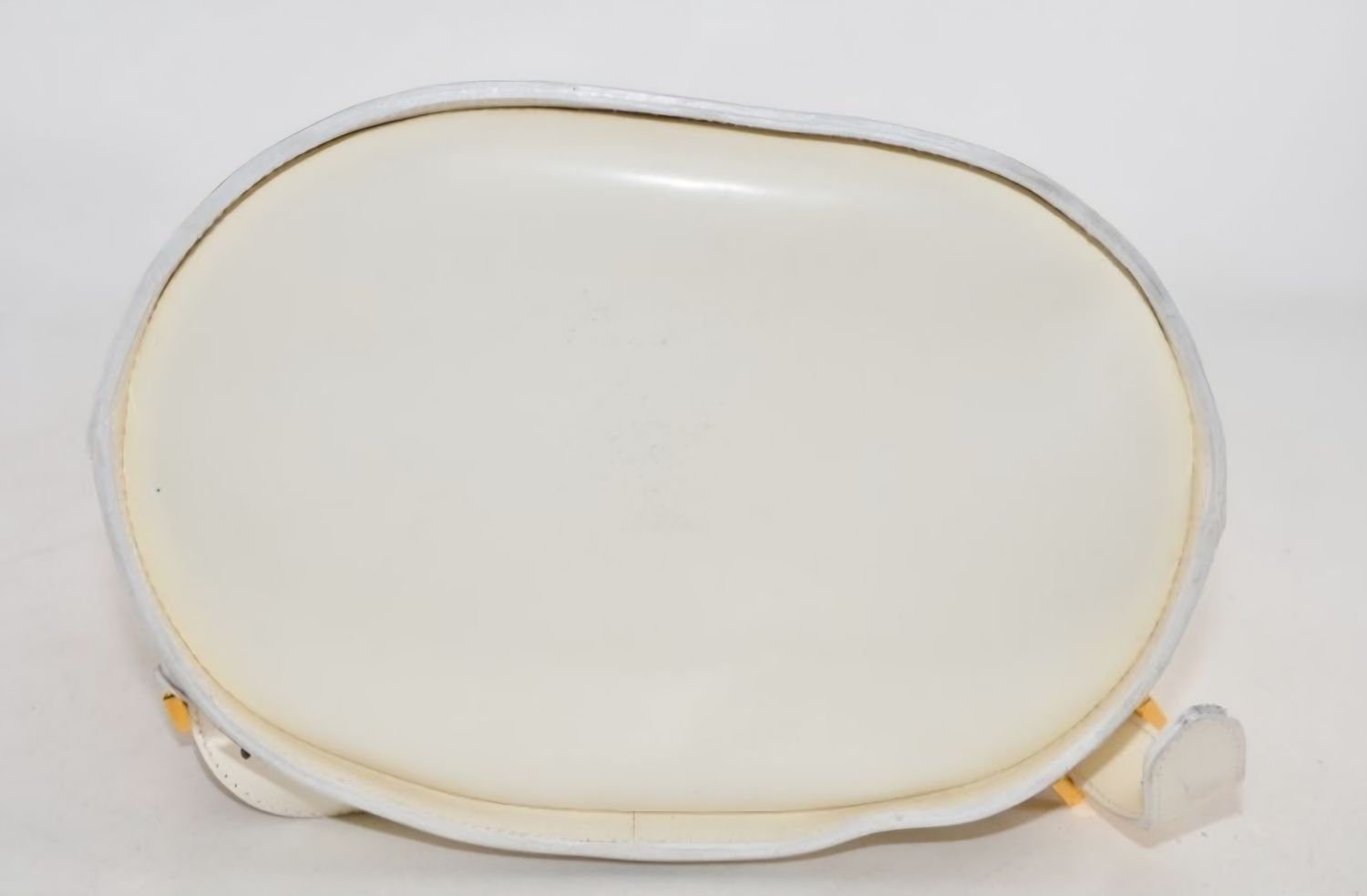 Salvatore Ferragamo Cream patent leather backpack