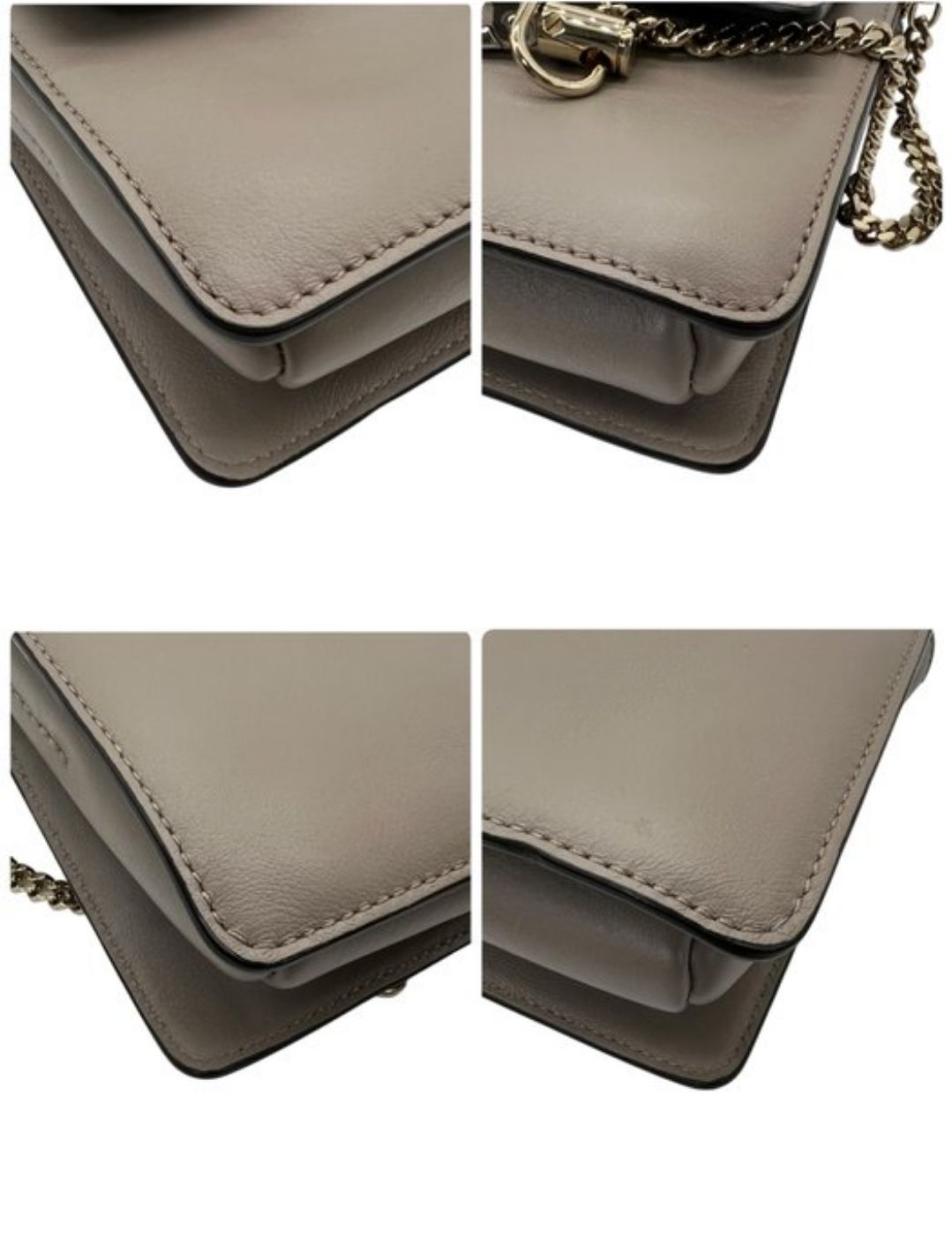 Chloé Faye Beige Suede Leather bag