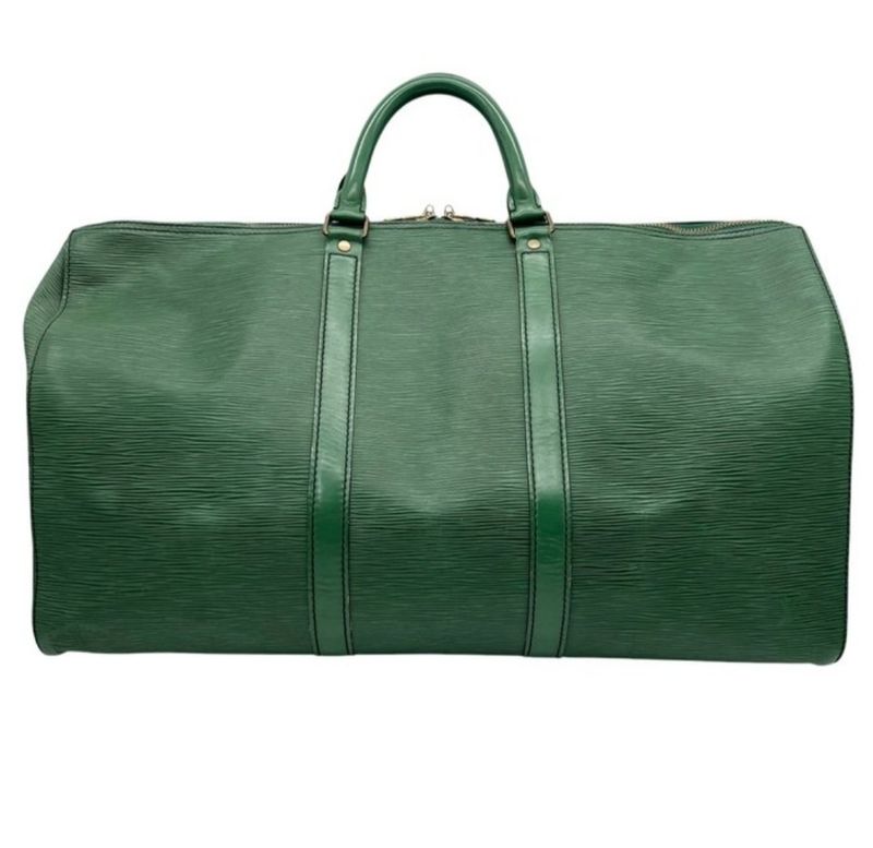 Louis Vuitton Green Epi leather Keepall 50 bag