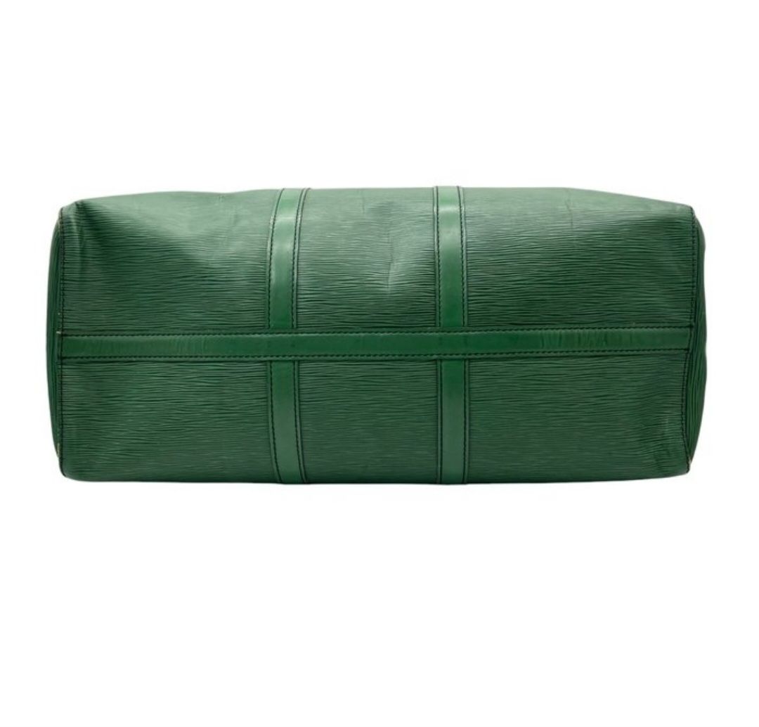 Louis Vuitton Green Epi leather Keepall 50 bag