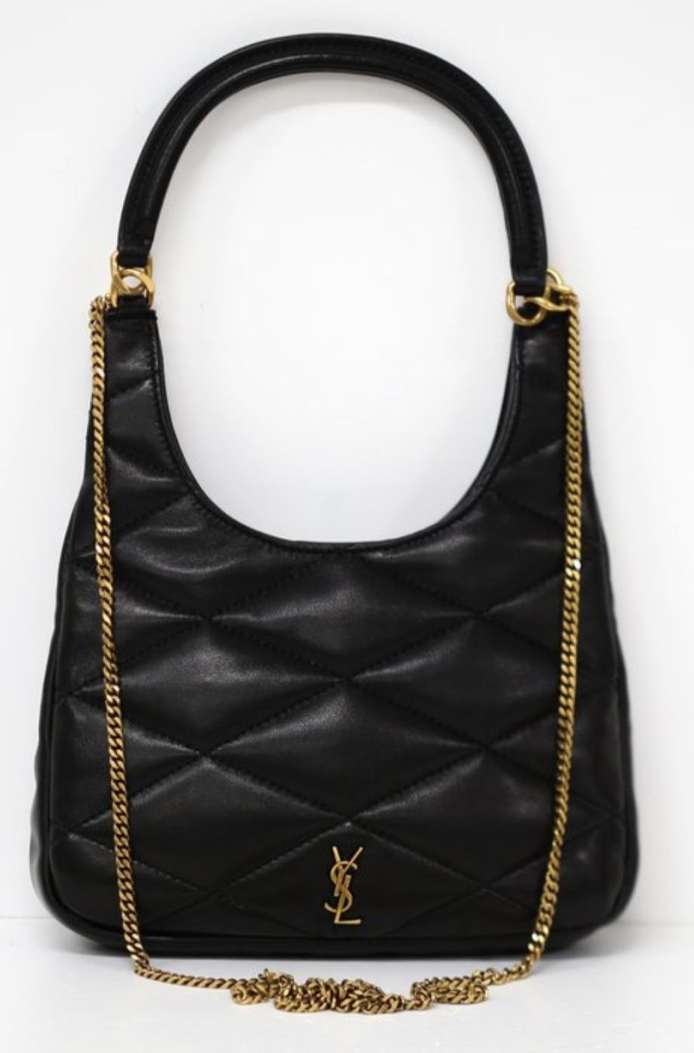 Yves Saint Laurent Black leather Hobo Sade bag