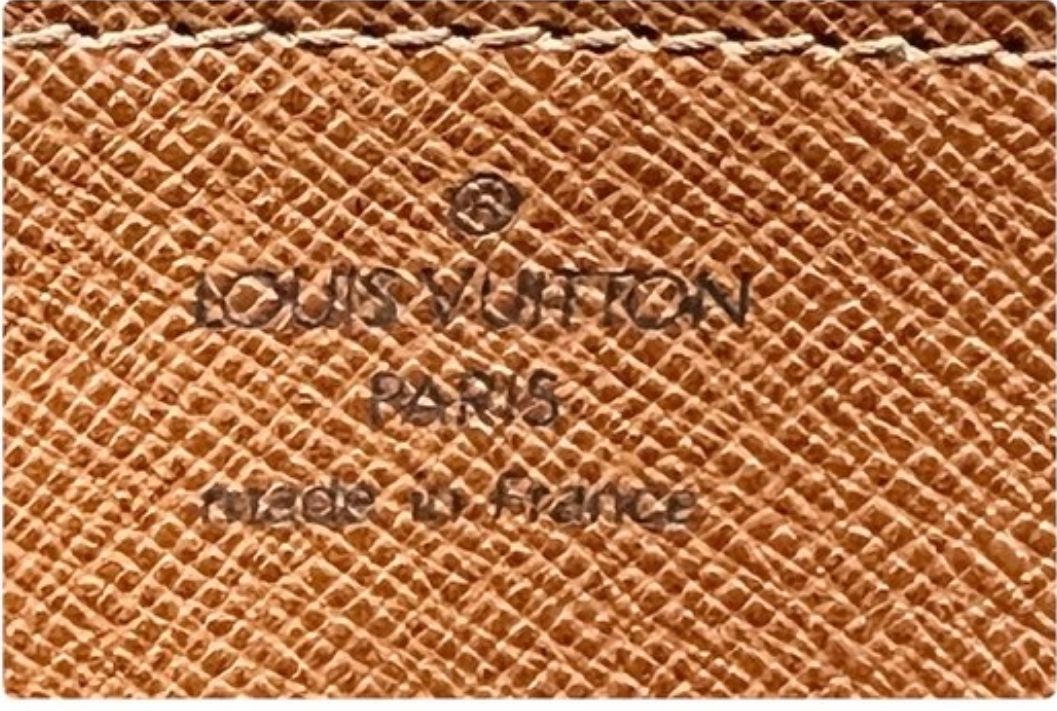Louis Vuitton Serie Dragonne Cognac brown Epi Leather Clutch Bag