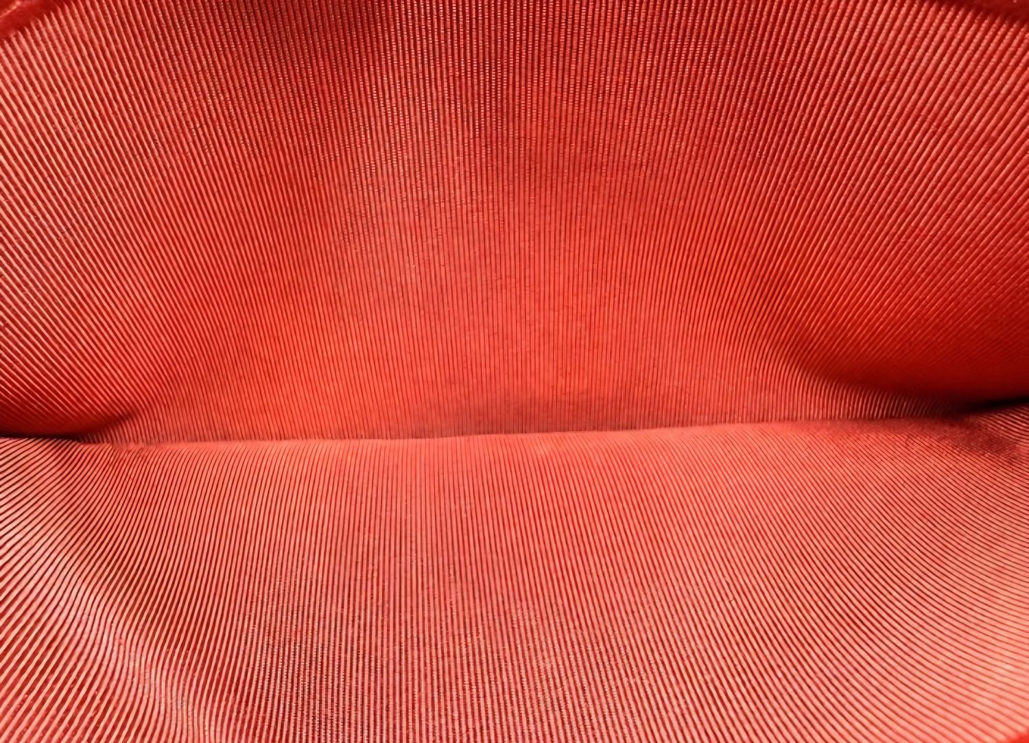 Chanel Red lambskin leather long wallet 