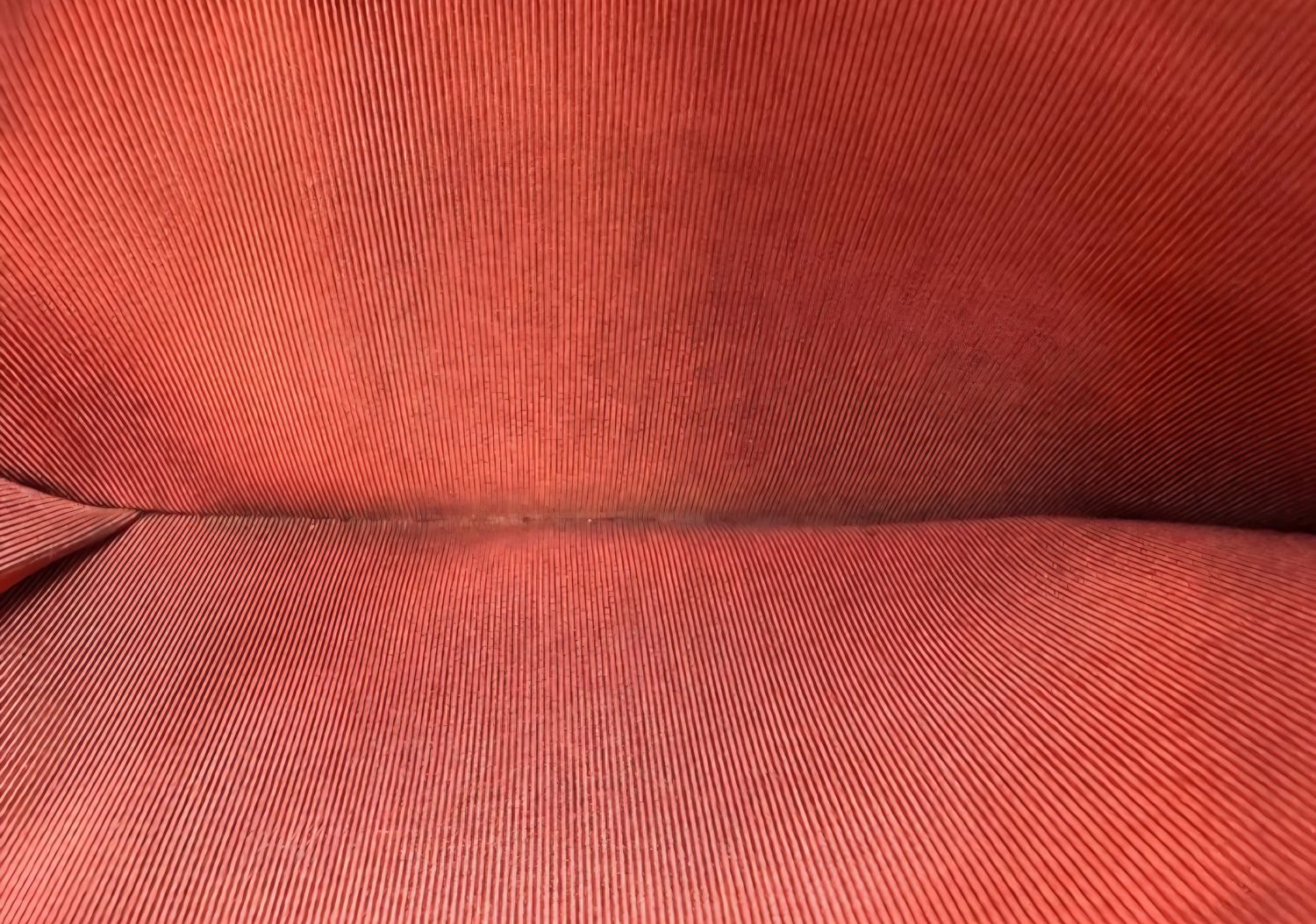 Chanel Red lambskin leather long wallet 