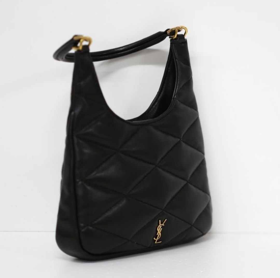 Yves Saint Laurent Black leather Hobo Sade bag