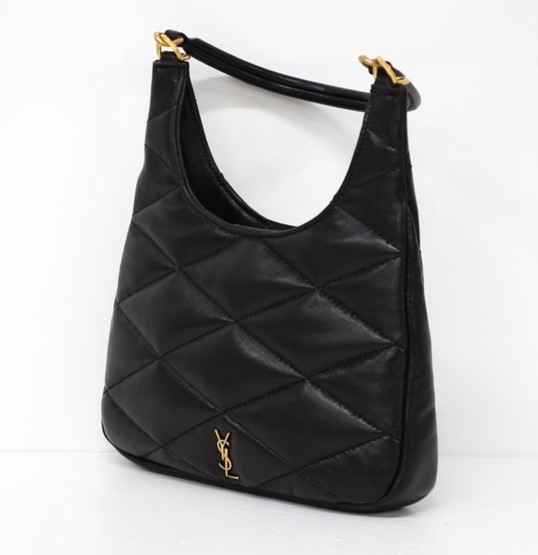 Yves Saint Laurent Black leather Hobo Sade bag