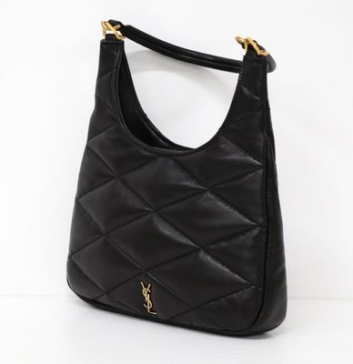 Yves Saint Laurent Black leather Hobo Sade bag