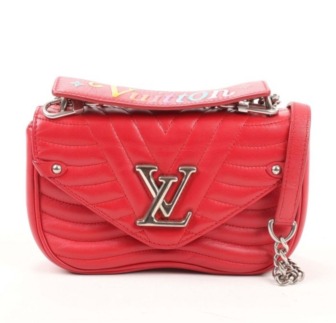 Louis Vuitton Red  New Wave Leather 