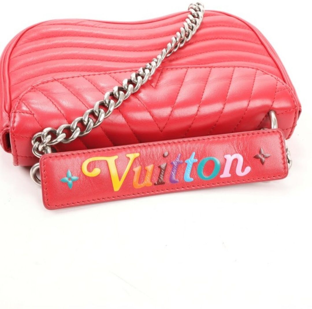 Louis Vuitton Red  New Wave Leather 