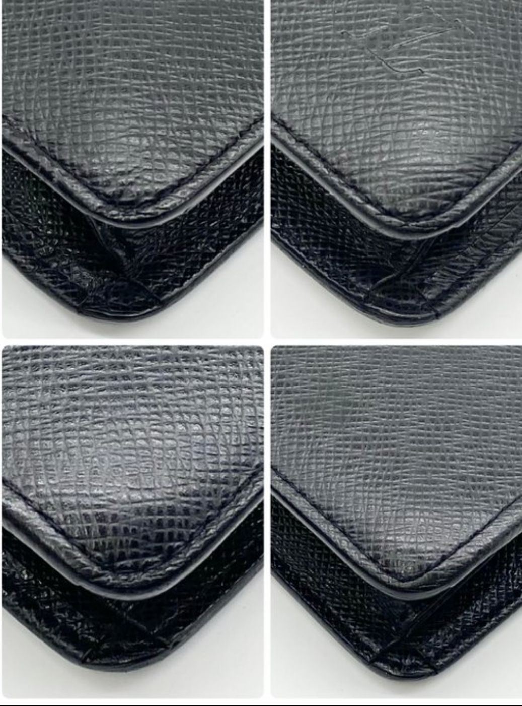 Louis Vuitton Black Taiga Selenga Clutch Bag 