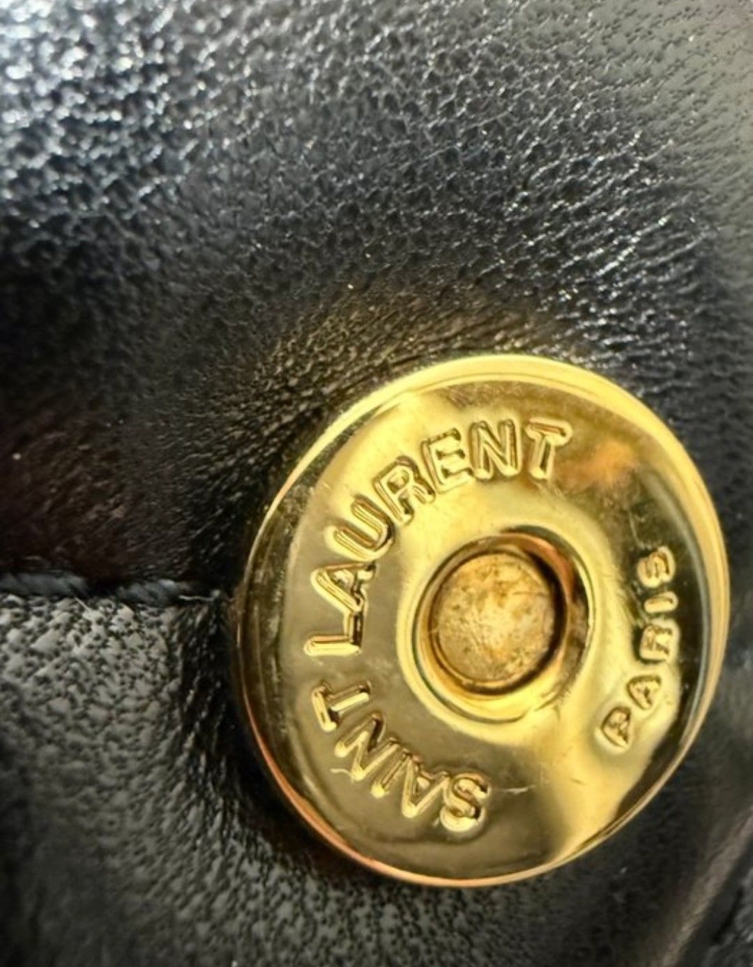 Yves Saint Laurent Black Loulou Toy leather Bag