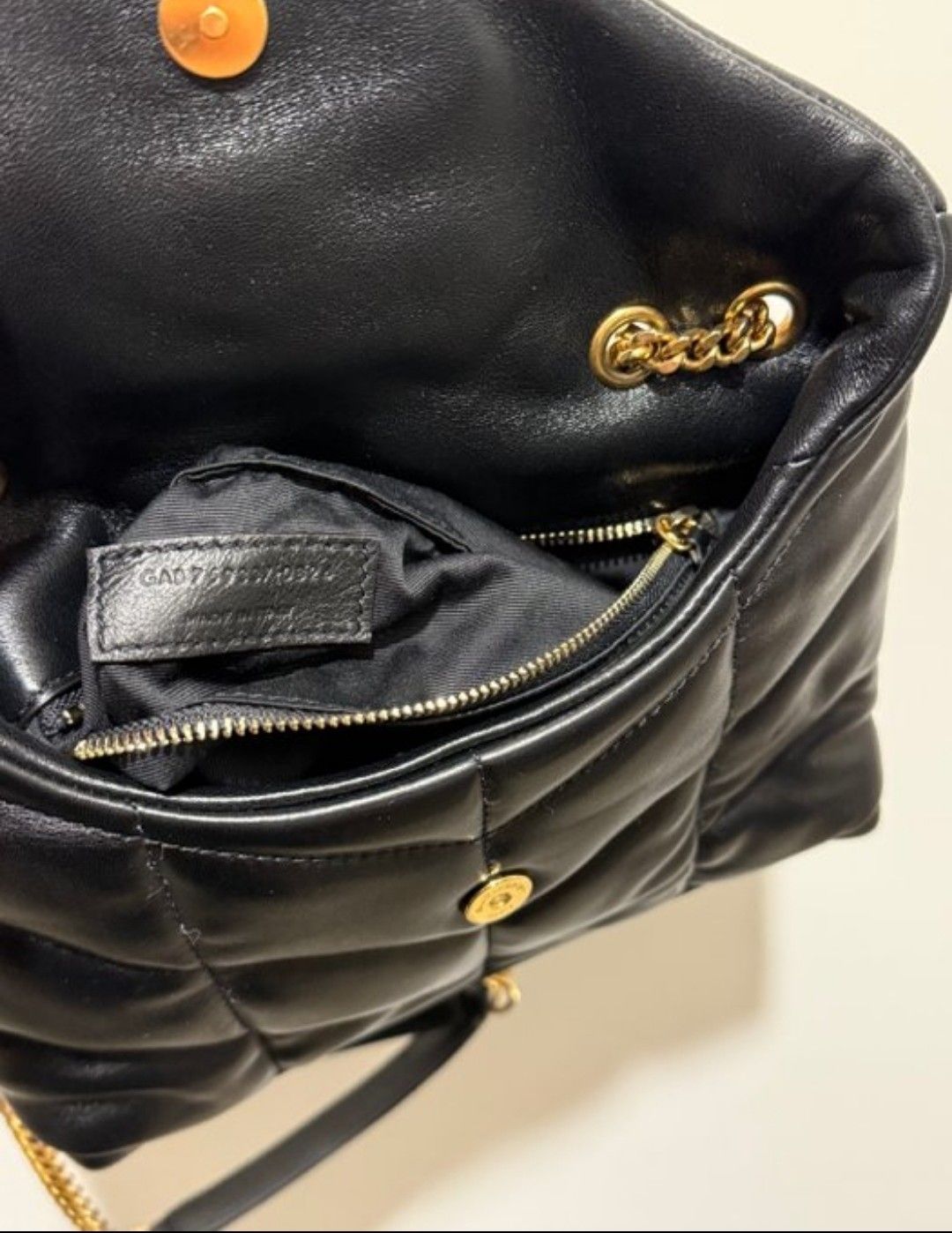 Yves Saint Laurent Black Loulou Toy leather Bag