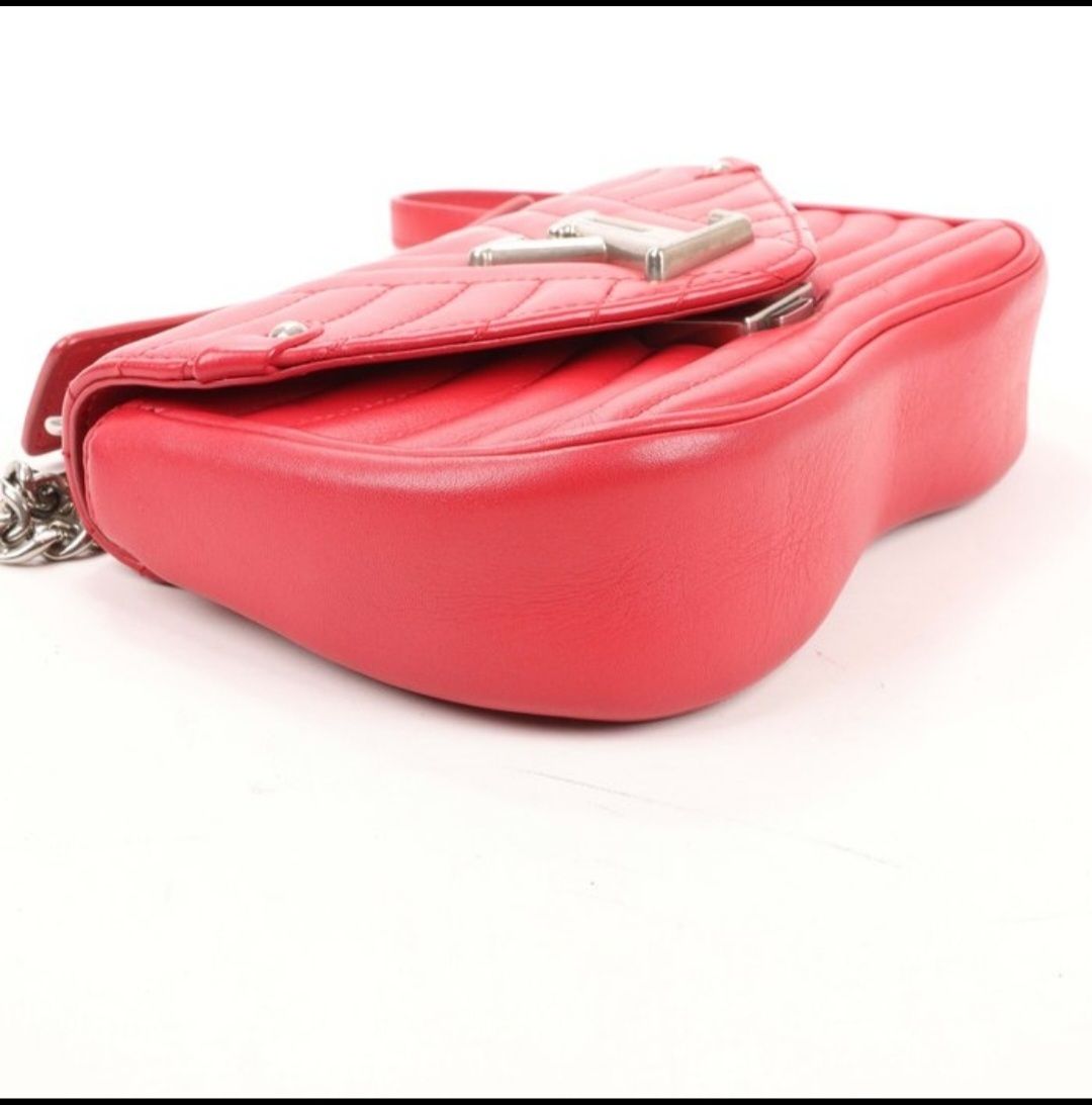 Louis Vuitton Red  New Wave Leather 