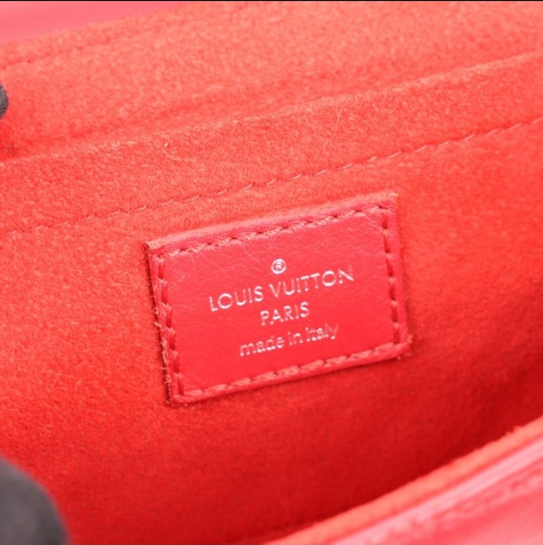 Louis Vuitton Red  New Wave Leather 