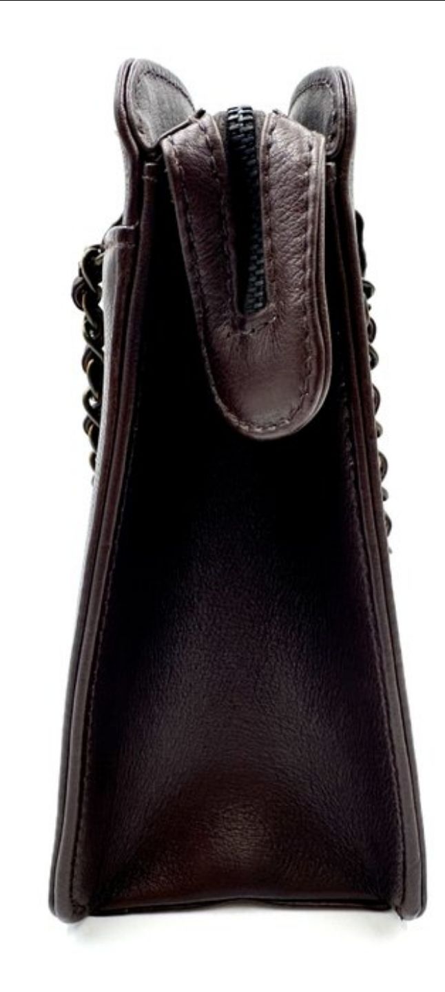 Chanel lambskin Leather Hard Case Handbag