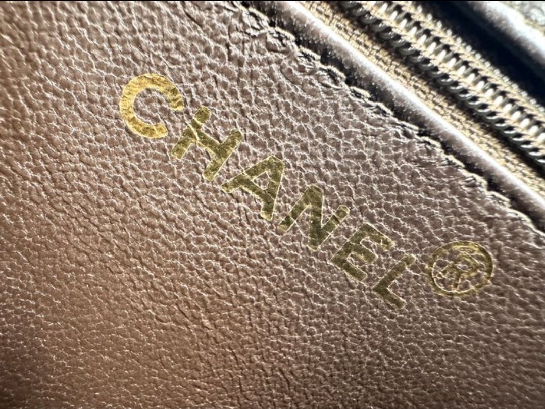 Chanel lambskin Leather Hard Case Handbag