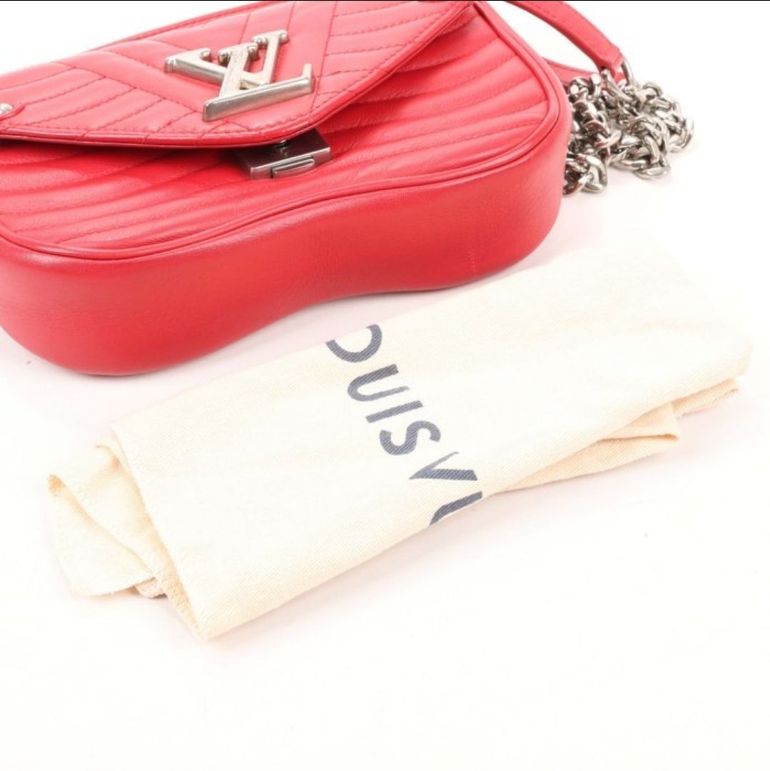 Louis Vuitton Red  New Wave Leather 
