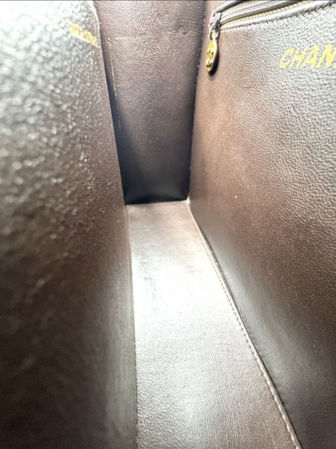 Chanel lambskin Leather Hard Case Handbag