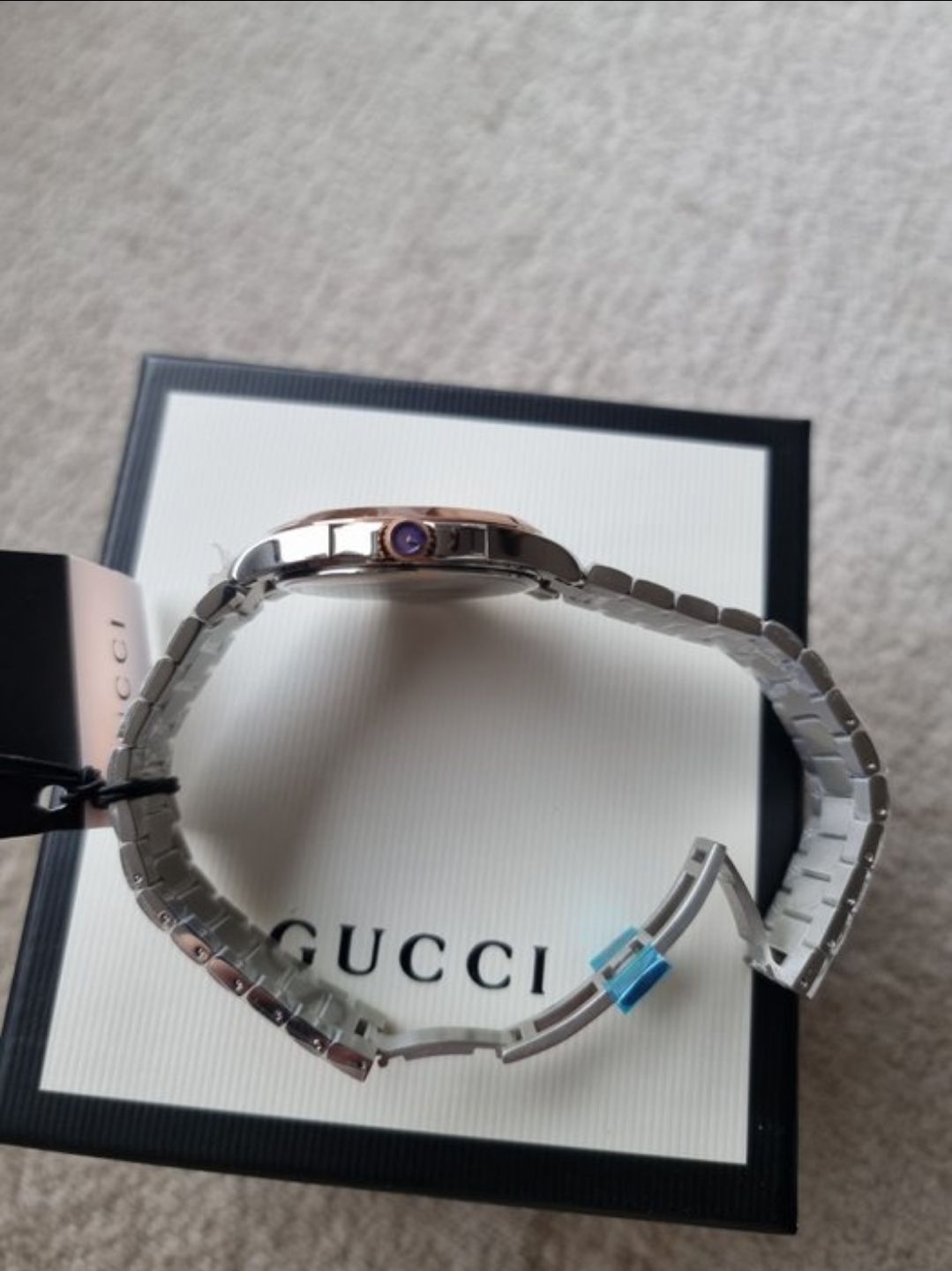 Gucci  Unisex Rose gold Steel wrist watch