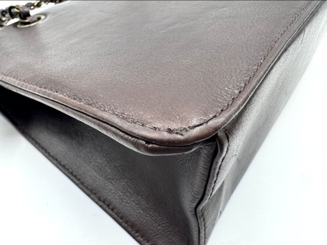 Chanel lambskin Leather Hard Case Handbag