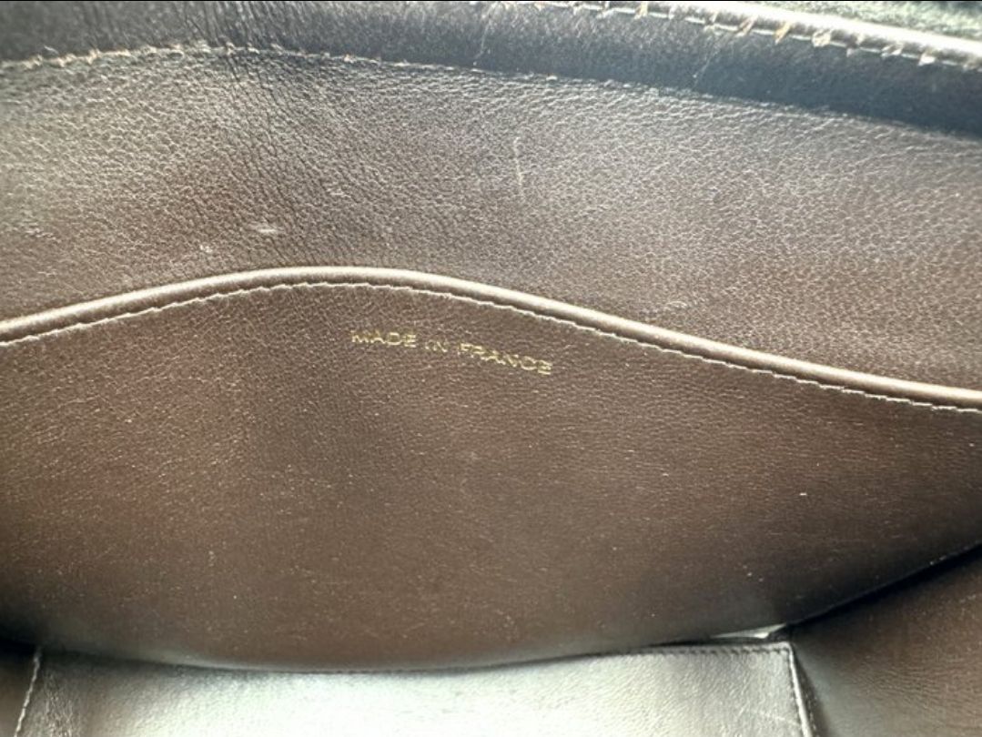 Chanel lambskin Leather Hard Case Handbag