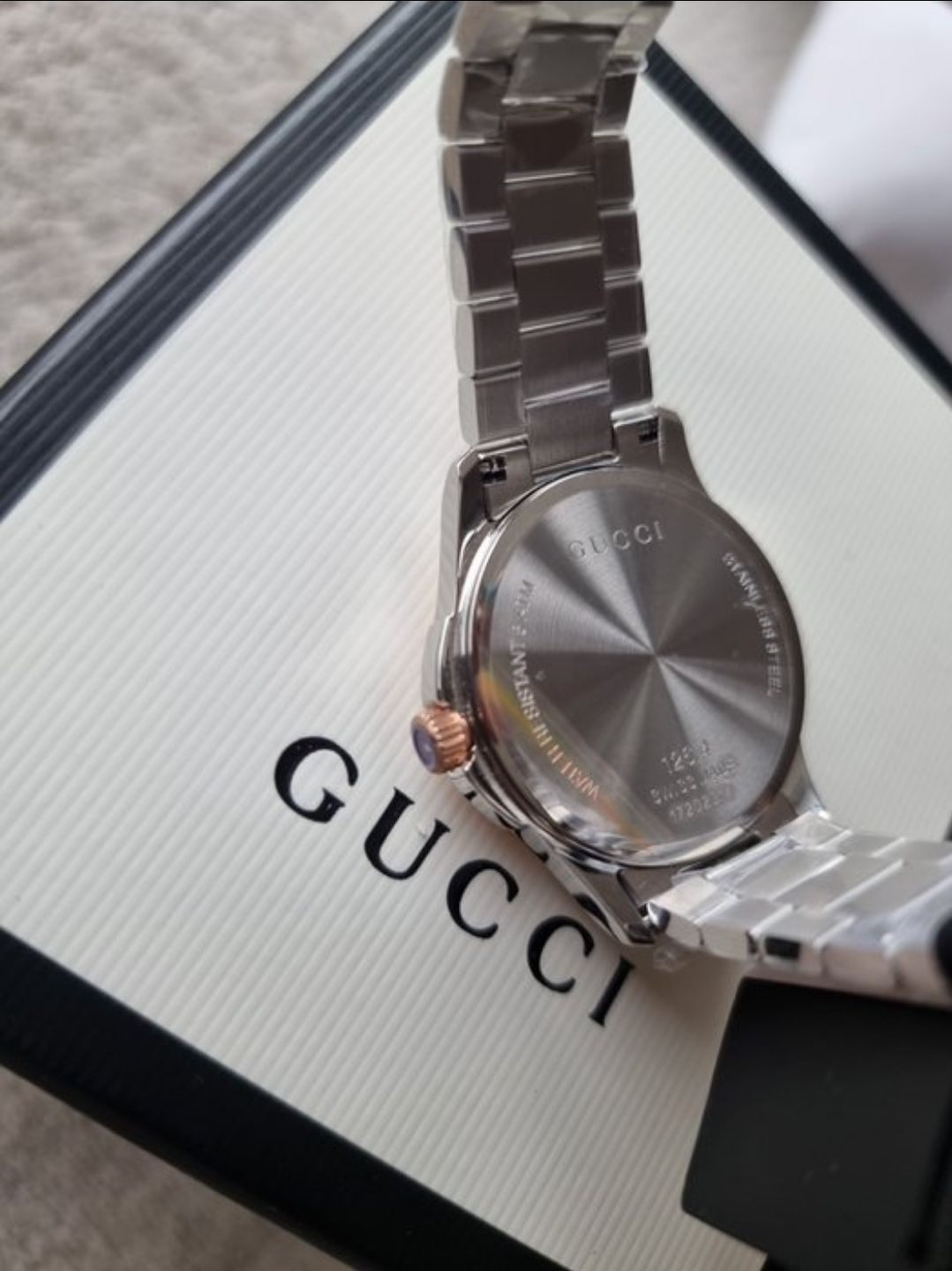 Gucci  Unisex Rose gold Steel wrist watch