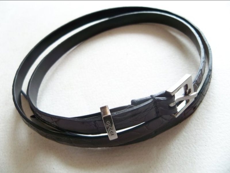 Gucci Black Leather Ladies Belt