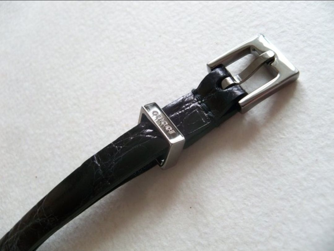 Gucci Black Leather Ladies Belt