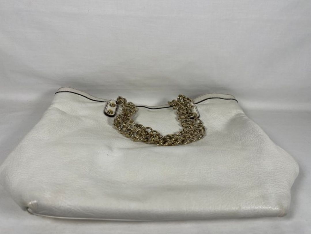 Gucci  white leather tote bag