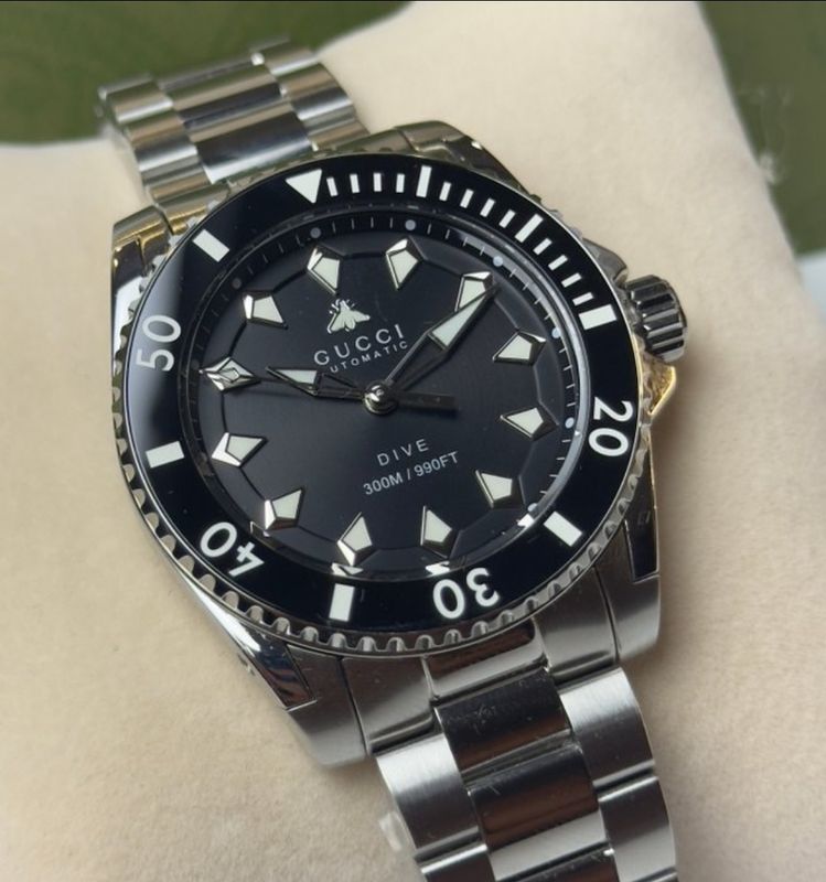 Gucci –Black dail  Dive Automatic Men’s Watch .unused.