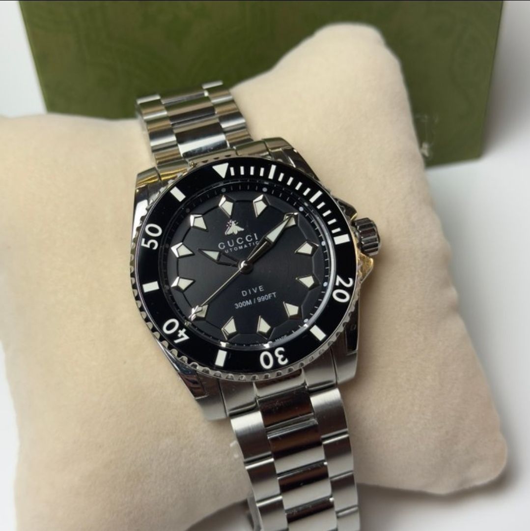 Gucci –Black dail  Dive Automatic Men’s Watch .unused.