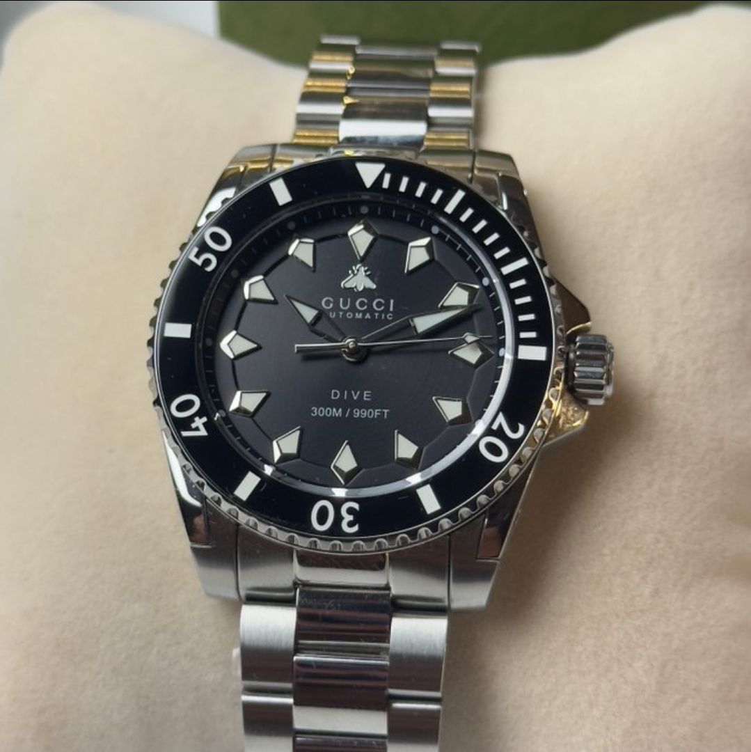 Gucci –Black dail  Dive Automatic Men’s Watch .unused.