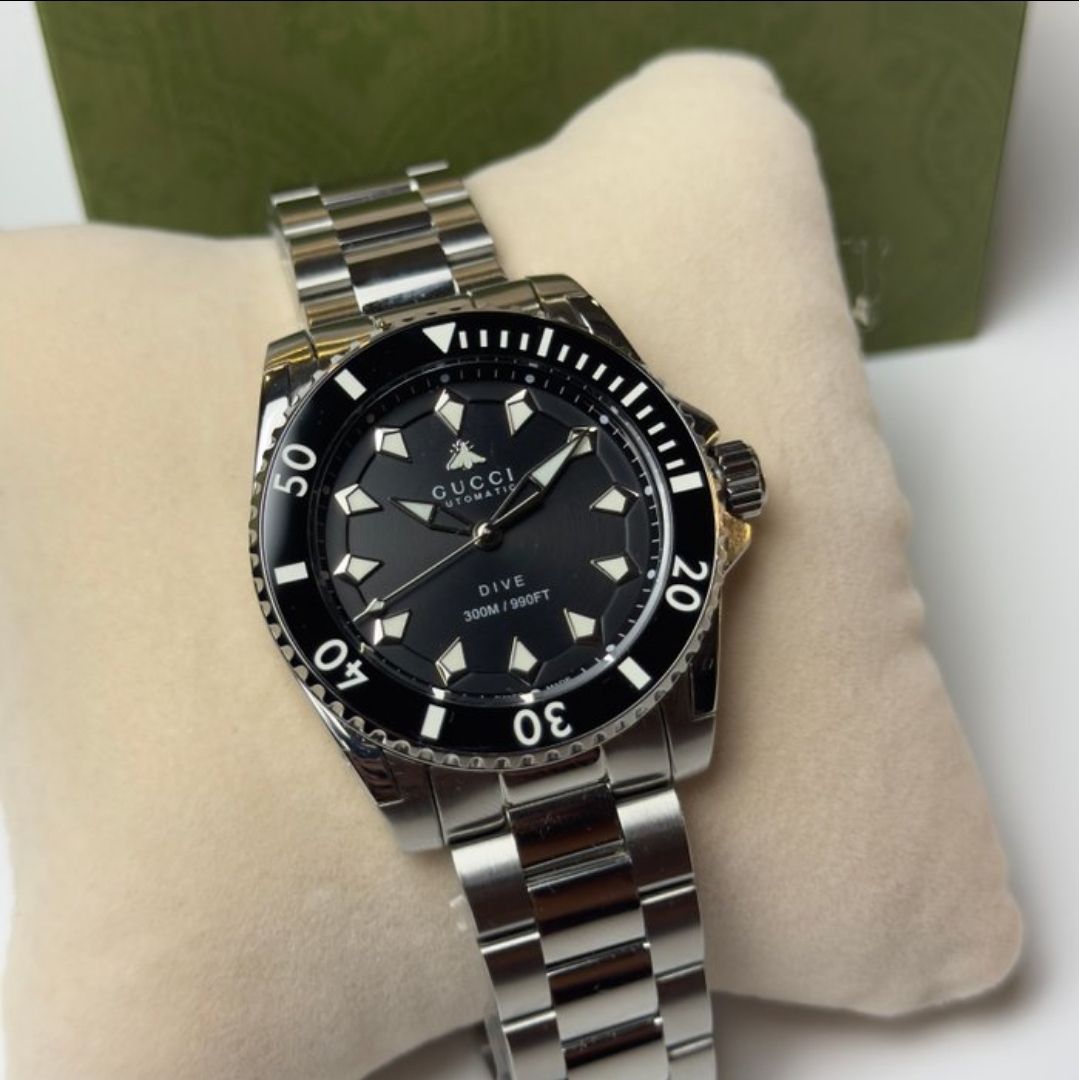 Gucci –Black dail  Dive Automatic Men’s Watch .unused.