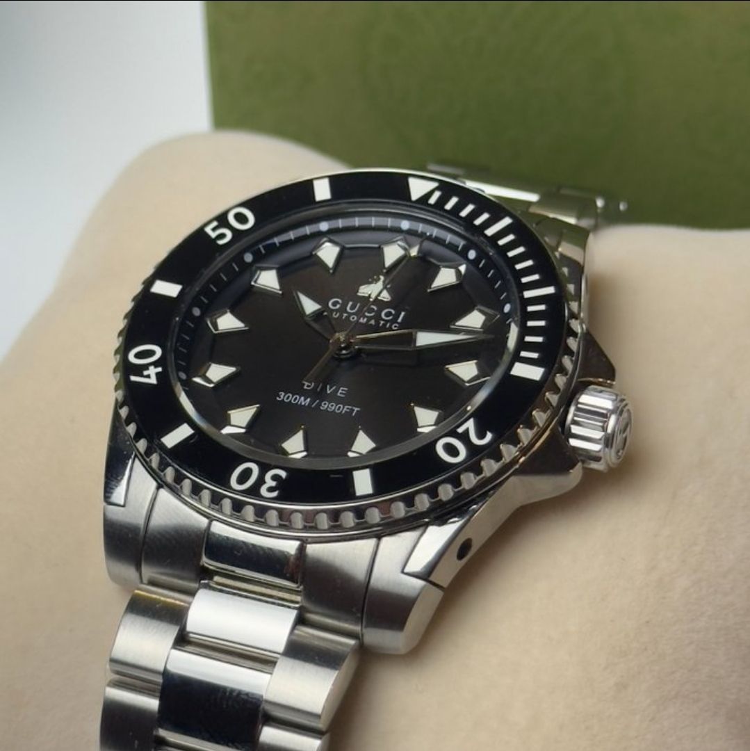 Gucci –Black dail  Dive Automatic Men’s Watch .unused.