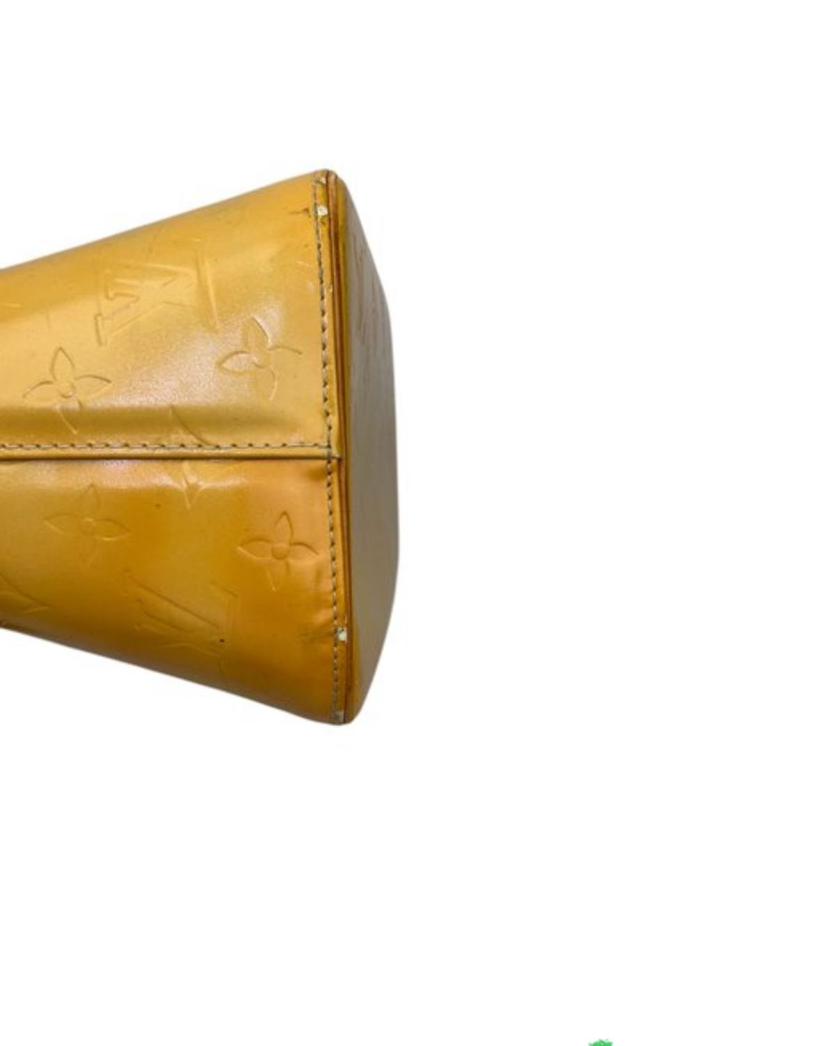 Louis Vuitton Yellow Houston Vernis Leather Tote