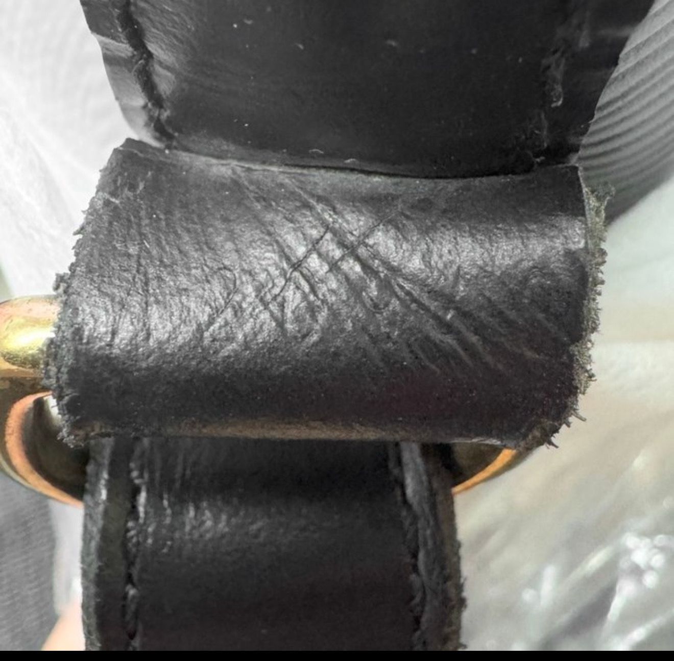 Louis Vuitton Black Petit Noé  Epi leather Noir bag
