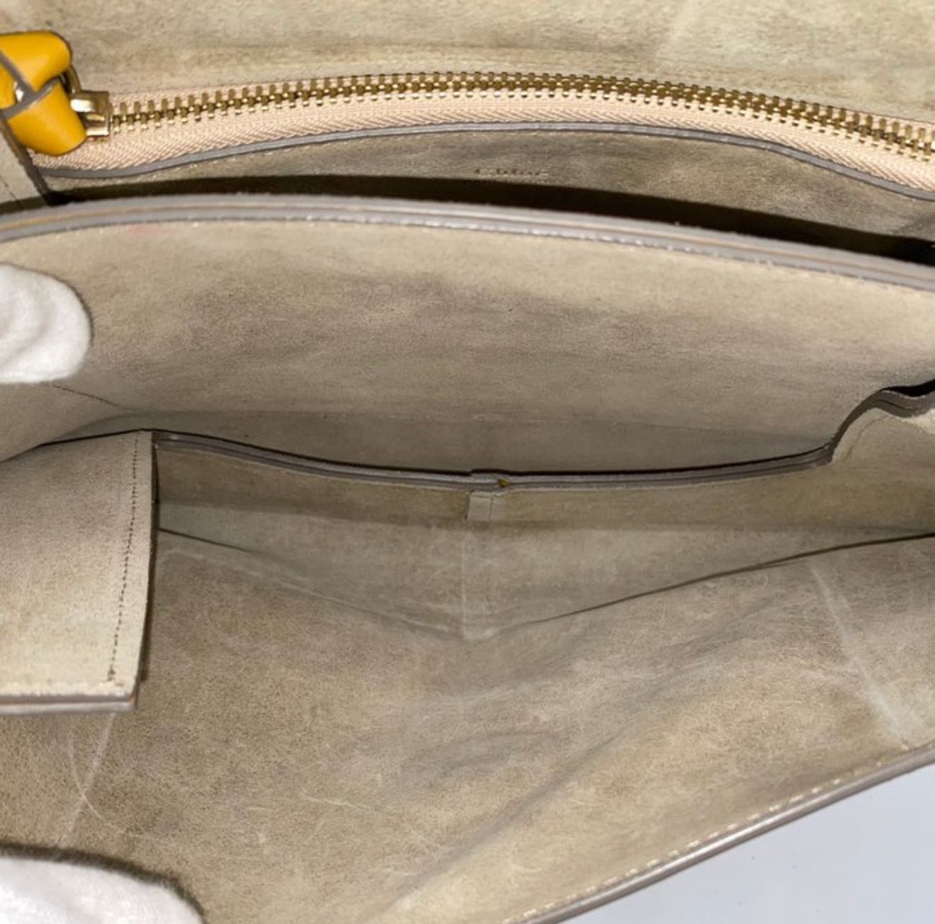 Chloé Faye Yellow Suede Leather crossbody bag