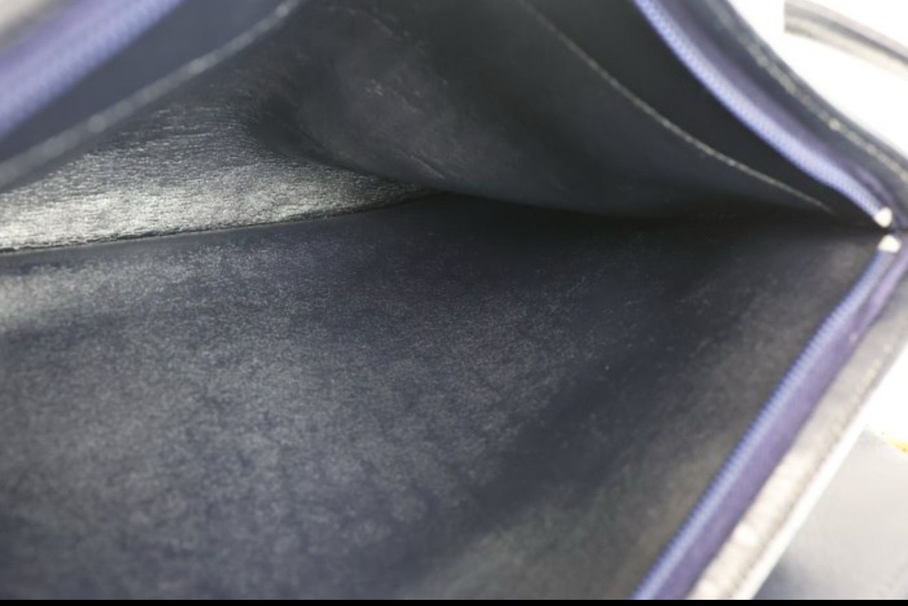 Christian Dior Blue monogram fabric / leather Lady  Handbag