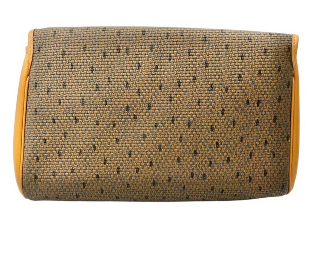 Yves Saint Laurent Khaki Clutch Bag