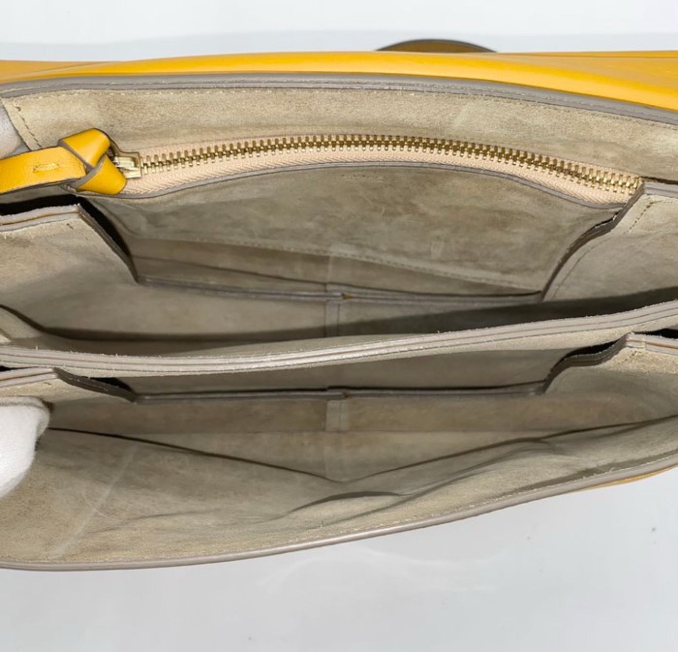 Chloé Faye Yellow Suede Leather crossbody bag