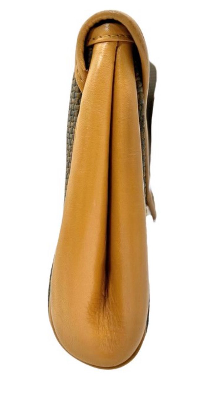 Yves Saint Laurent Khaki Clutch Bag