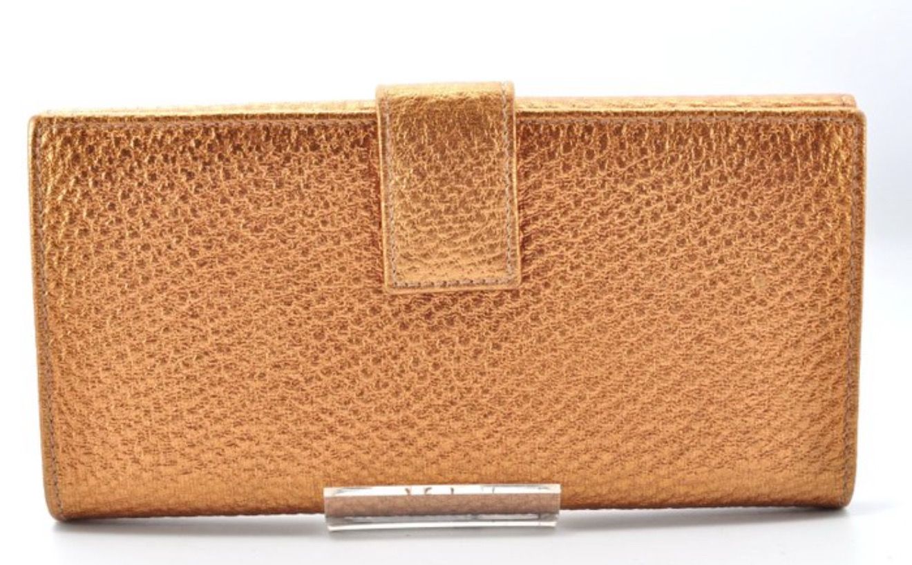 Gucci Gold Horsebit  long Wallet