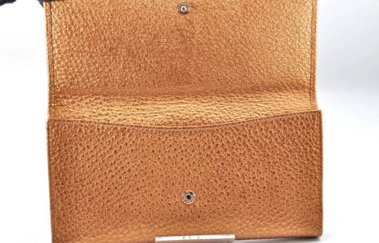 Gucci Gold Horsebit  long Wallet