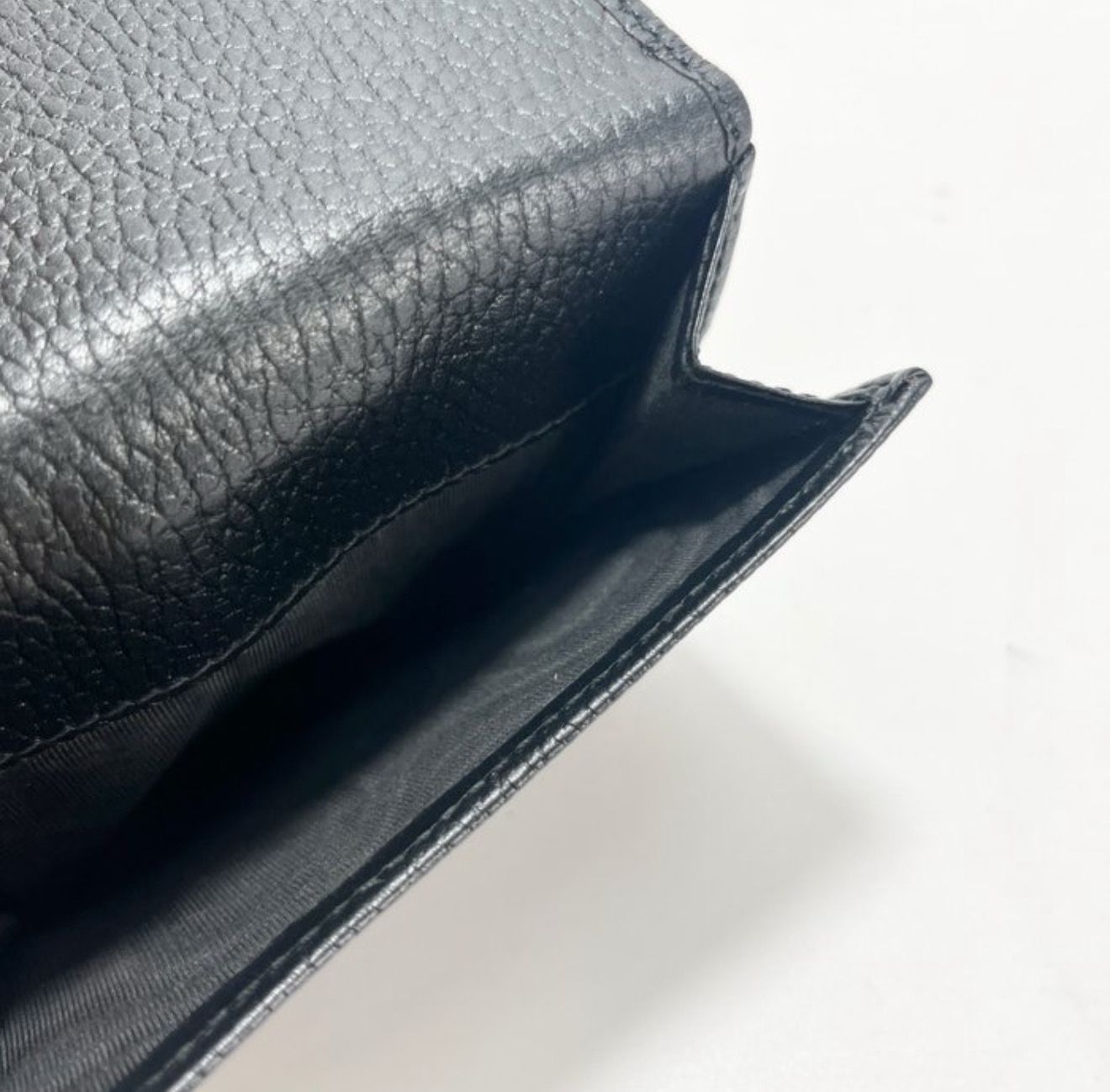Gucci Black Bi-Fold leather Wallet