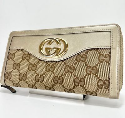 Gucci Beige supreme Long Wallet