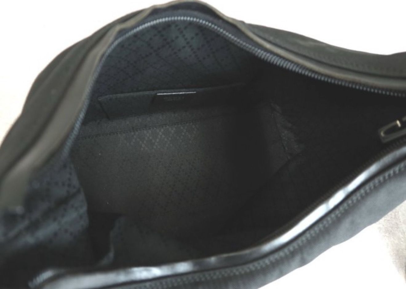 Gucci Black Canvas &amp; leather shoulder bag