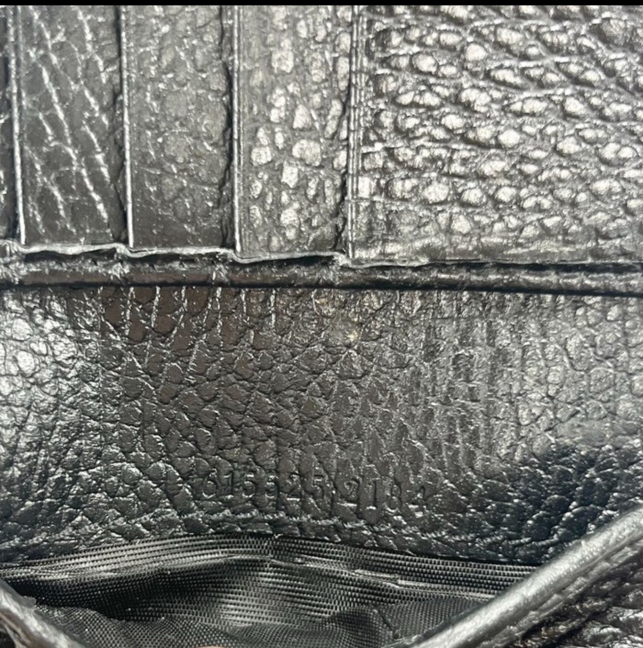 Gucci Black Bi-Fold leather Wallet