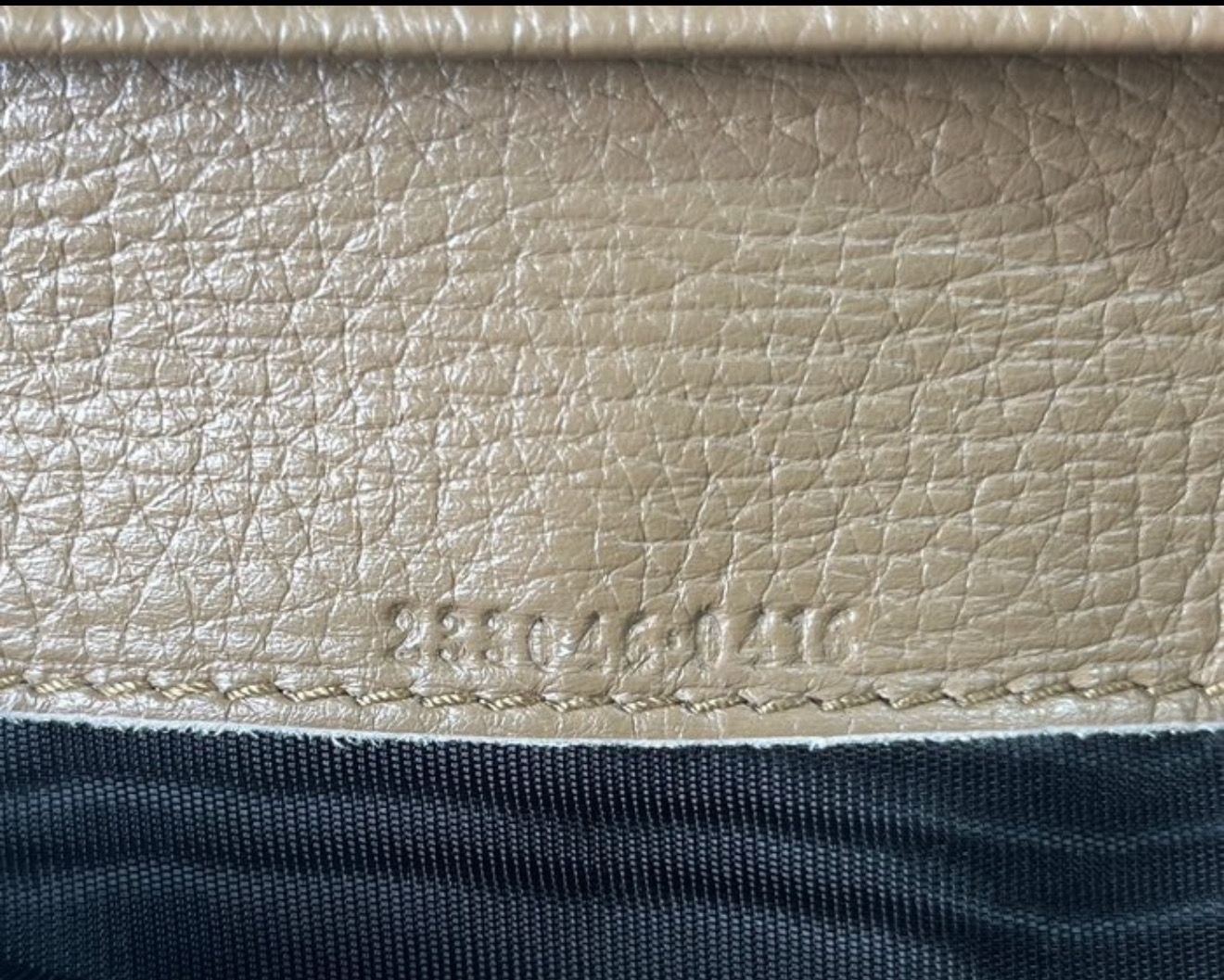 Gucci Beige Leather Long Wallet